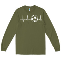 Army Green soccer hoodie for teens, men, & women   soccer lover gift pullover hoo Long Sleeve Tee - minhPixels