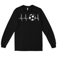 Black soccer hoodie for teens, men, & women   soccer lover gift pullover hoo Long Sleeve Tee - minhPixels