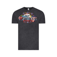 Vintage Black American Teacher 4th of july Vintage Tee - HowdyJamesFarm