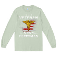 Matcha Veteran Navy Corpsman Patriotic 4th of July Gifts Long Sleeve Tee - minhPixels
