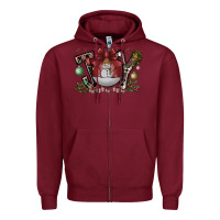 Burgundy joy Zipper Hoodie - CowhideDigitalArt