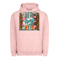 Pigment Salmon racing brushstroke Urban Hoodie - AdoDesignShop