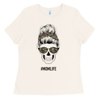Bone Feminine Camouflage Patterned Mom Skull Ladies Tee - Bettercallsaul