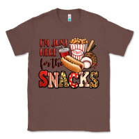 Chestnut i'm just here for the snacks baseball Classic Tee - Jasminsmagicworld