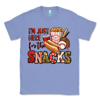 Colony Blue i'm just here for the snacks baseball Classic Tee - Jasminsmagicworld