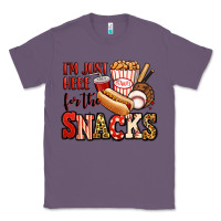 Lavender i'm just here for the snacks baseball Classic Tee - Jasminsmagicworld