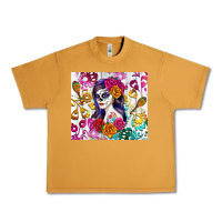 Peanut Butter sugar skull girl Urban Heavy Tee - RanaPortraitStore