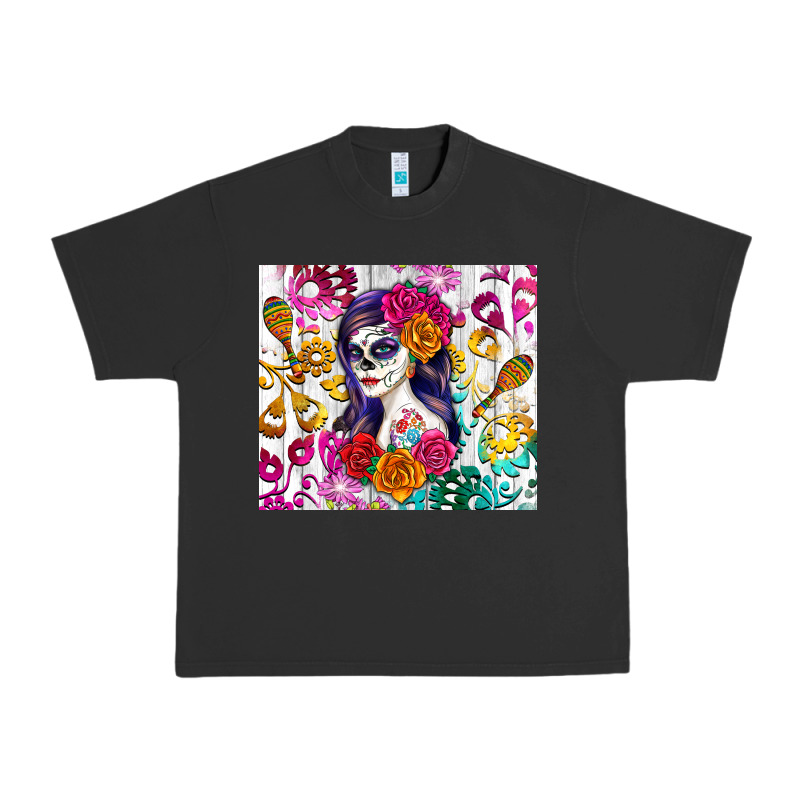 Sugar Skull Girl Urban Heavy Tee by RanaPortraitStore | Teevron