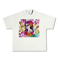 Pistachio sugar skull girl Urban Heavy Tee - RanaPortraitStore