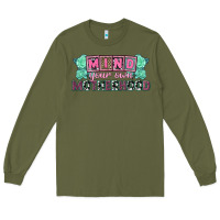 Army Green Mind your own Motherhood  Mother's Day Long Sleeve Tee - CowGirlArtShop