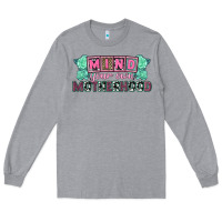 Heather Grey Mind your own Motherhood  Mother's Day Long Sleeve Tee - CowGirlArtShop