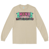 Mushroom Mind your own Motherhood  Mother's Day Long Sleeve Tee - CowGirlArtShop