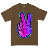 Cacao Mermaid Peace Sign Premium Tee - Jasminsmagicworld