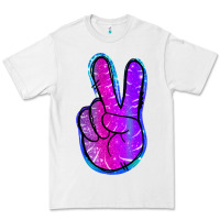 White Mermaid Peace Sign Premium Tee - Jasminsmagicworld