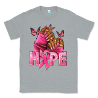 Heather Grey hope cancer nails Classic Tee - NancyCooperArtShop