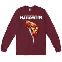 Burgundy Halloween 1978 Original Graphic . Long Sleeve Tee - minhPixels