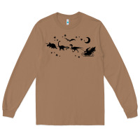 Toasted Coconut christmas santa dinosaur sleigh ride t rex funny gift t shirt Long Sleeve Tee - minhPixels