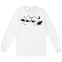 Christmas Santa Dinosaur Sleigh Ride T Rex Funny Gift T Shirt Long Sleeve Tee | Teevron