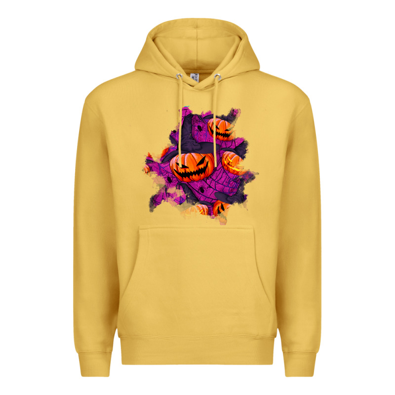 Halloween Pumpkin Patch  3 Premium Hoodie by BundleAndBundleShop | Teevron