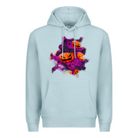 Blue Mist halloween pumpkin patch  3 Premium Hoodie - BundleAndBundleShop