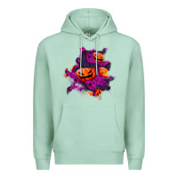 Seafoam halloween pumpkin patch  3 Premium Hoodie - BundleAndBundleShop