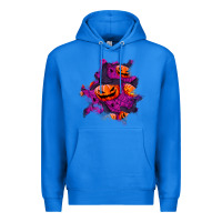 True Royal halloween pumpkin patch  3 Premium Hoodie - BundleAndBundleShop