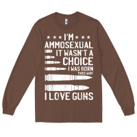 Chestnut Ammosexual Bullets Love Pro Gun Lover Cool Enthusiast Gifts Long Sleeve Tee - minhPixels
