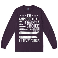 Plum Ammosexual Bullets Love Pro Gun Lover Cool Enthusiast Gifts Long Sleeve Tee - minhPixels