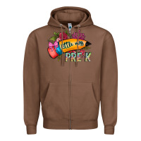 Chestnut little miss prek Zipper Hoodie - CowhideDigitalArt