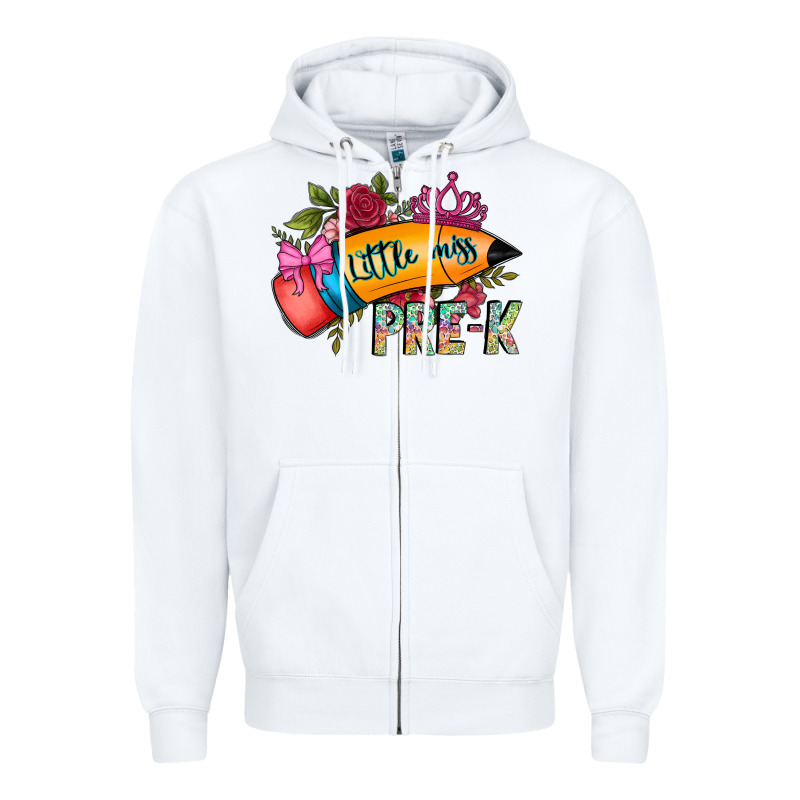 Little Miss Prek Zipper Hoodie by CowhideDigitalArt | Teevron