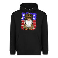 Black military gnomes boots american flag Heavyweight Hoodie - Artiststas