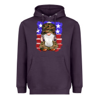 Plum military gnomes boots american flag Heavyweight Hoodie - Artiststas