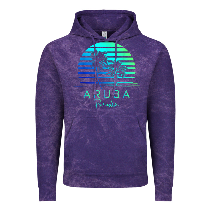 Vintage Aruba Beach Tropical Vibes Vacation Souvenir Gift Vintage Hoodie by minhPixels | Teevron