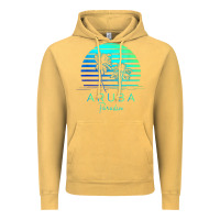 Vintage Mustard Vintage Aruba Beach Tropical Vibes Vacation Souvenir Gift Vintage Hoodie - minhPixels