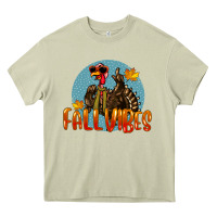 Mossy Fall Vibes Turkey Heavy Core Tee - LillyAllenDesigns