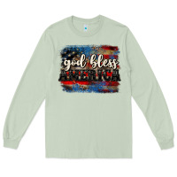 Matcha God bless America  4th of July Long Sleeve Tee - CowGirlArtShop