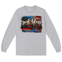 Moon Dust God bless America  4th of July Long Sleeve Tee - CowGirlArtShop