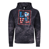 Cloud Black love usa flag volleyball gifts for volleyball fans teen t shirt Vintage Hoodie - minhPixels