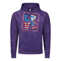 Love Usa Flag Volleyball Gifts For Volleyball Fans Teen T Shirt Vintage Hoodie | Teevron