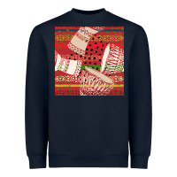 Navy african drum colorful seamless pattern Heavyweight Sweatshirt - BundleAndBundleShop