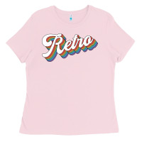 Bubblegum Pink retro colorful Ladies Tee - chombo