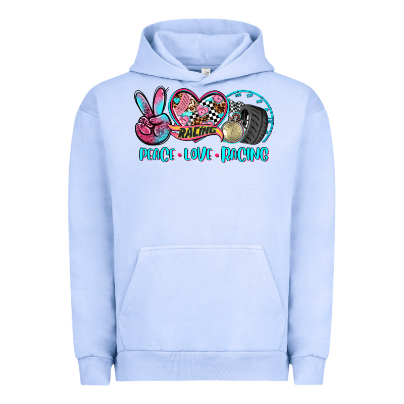 Peace Love Racing Urban Hoodie by AdoDesignShop | Teevron