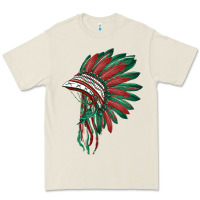 Bone american flag indian headdress Premium Tee - BarkalooDesign