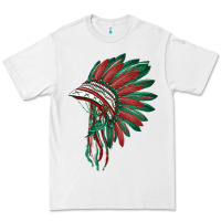 White american flag indian headdress Premium Tee - BarkalooDesign