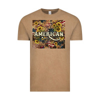 Vintage Coffee American tumbler 4th of july Vintage Tee - HowdyJamesFarm