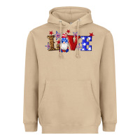 Mushroom american flag gnomes love Heavyweight Hoodie - Artiststas