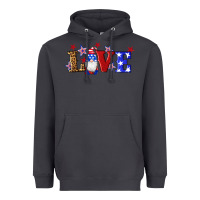 Smoke american flag gnomes love Heavyweight Hoodie - Artiststas