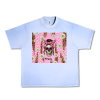 Grape Ice skull mom pink glitter with daisy Urban Heavy Tee - TumblerDesignByShophia