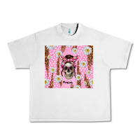 Lunar Rock skull mom pink glitter with daisy Urban Heavy Tee - TumblerDesignByShophia
