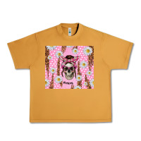 Peanut Butter skull mom pink glitter with daisy Urban Heavy Tee - TumblerDesignByShophia